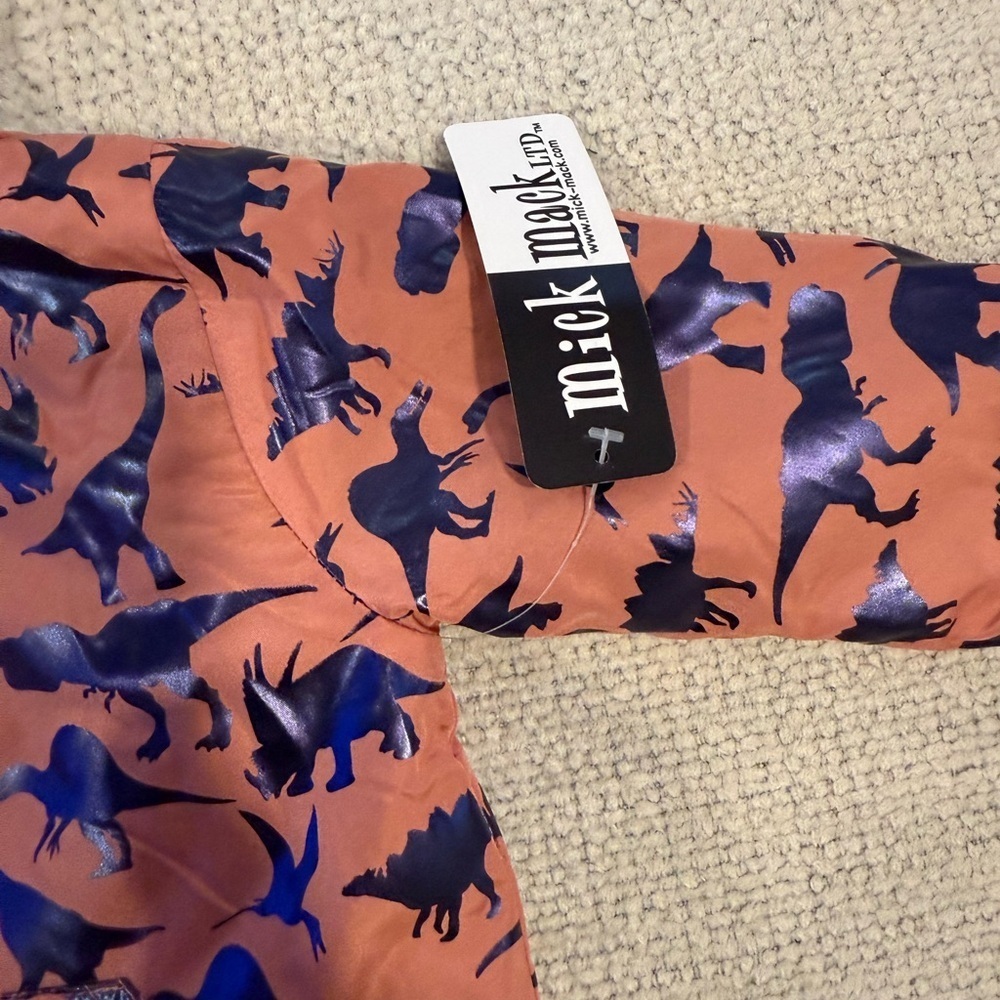 Dinosaur Print Hooded Jacket - Picture 3 of 6